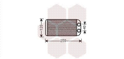 VAN WEZEL Lämmityslaitteen kenno 53006557